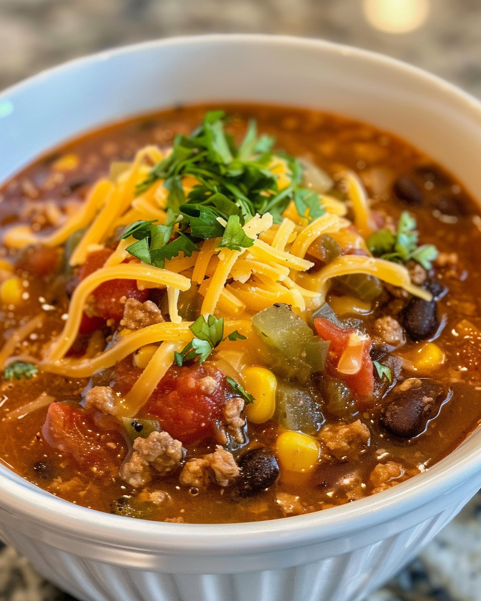 Hearty ground beef browning with onions in pressure cooker