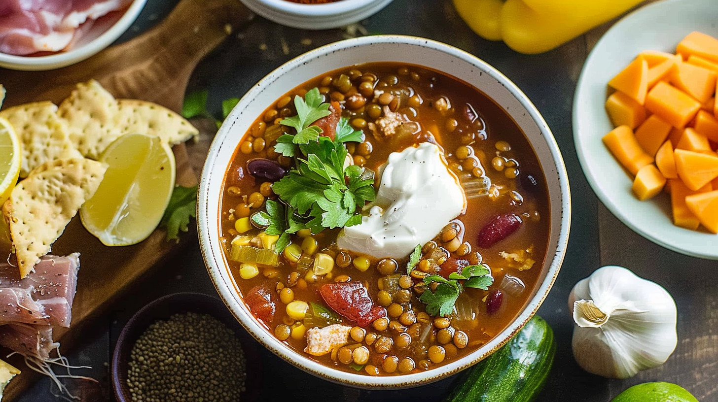 Ingredients for Hearty Crockpot Lentil Soup  Youll Love