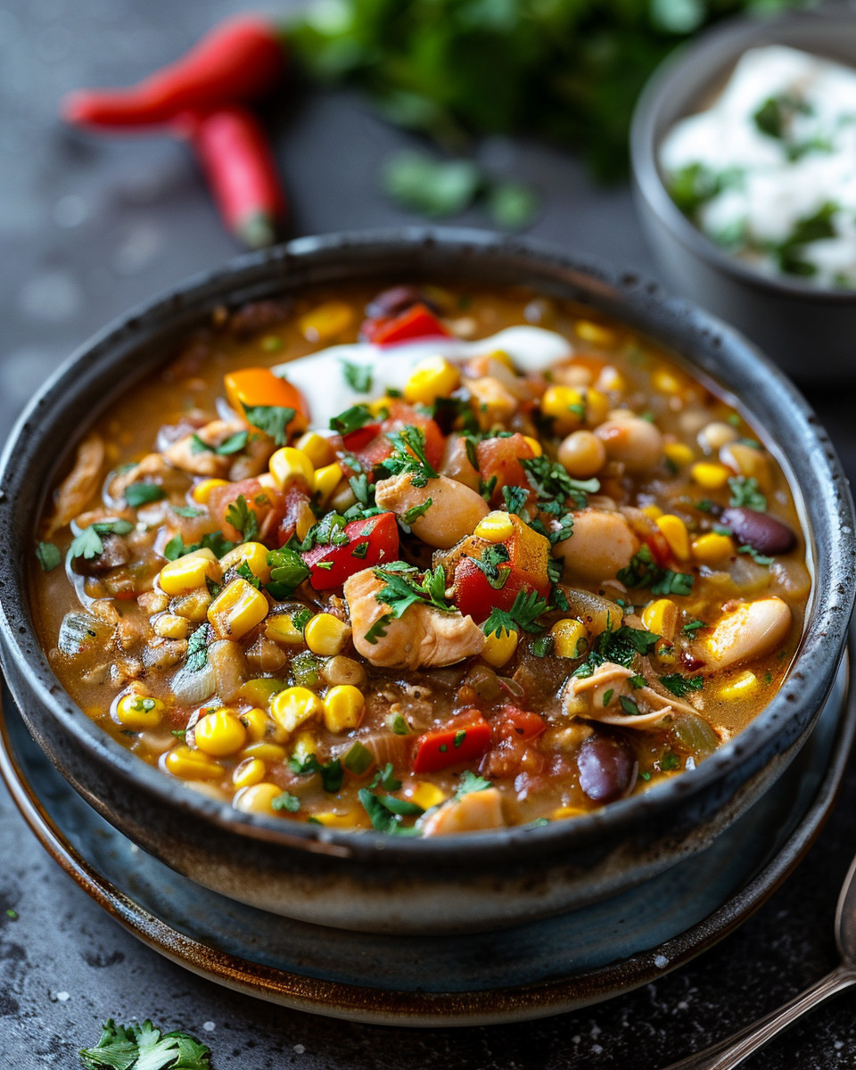 Fresh chopped ingredients including onion, jalapeno, and garlic for white chicken chili