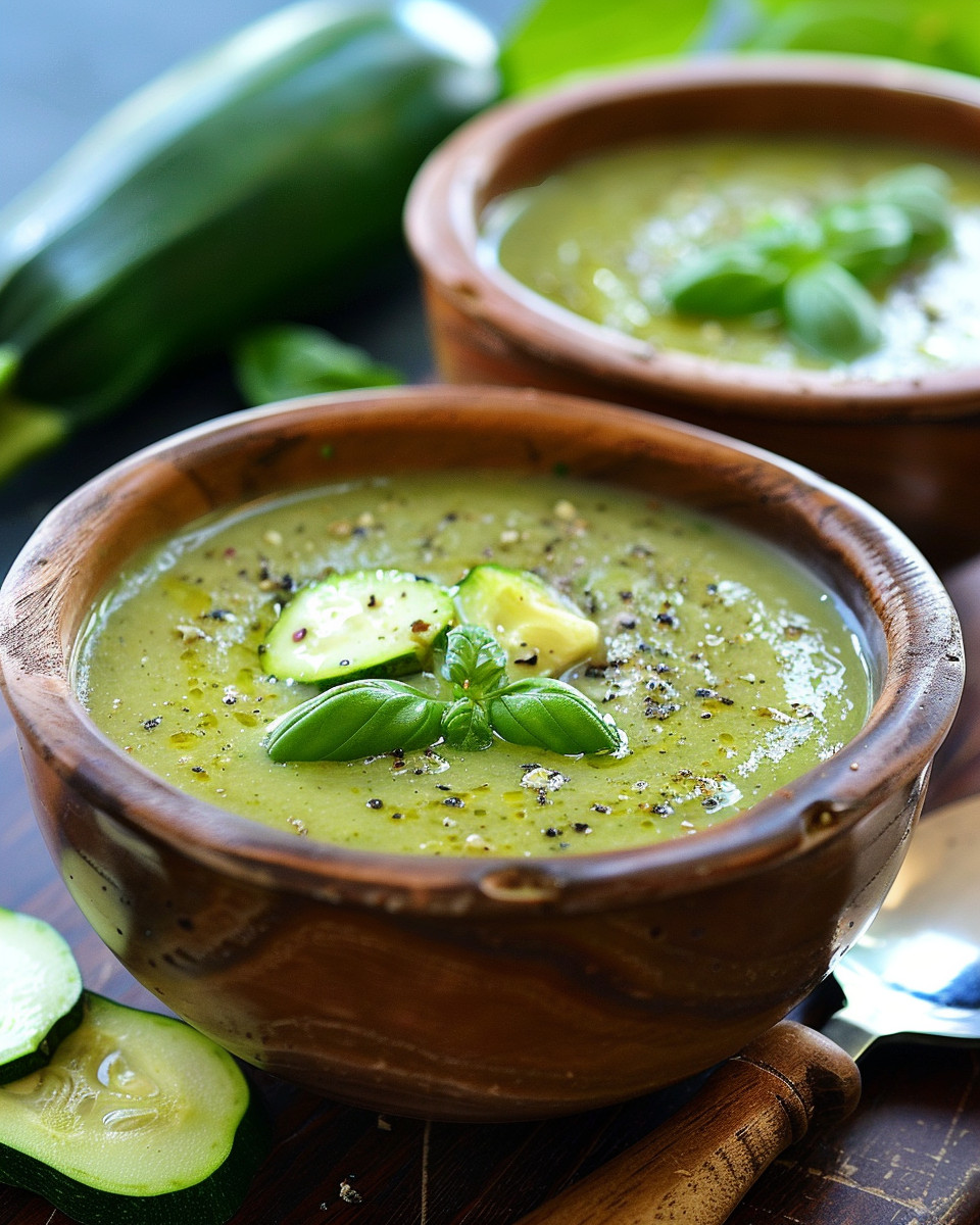 Freshly chopped ingredients for zucchini soup in pressure cooker